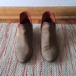 Wolverine Olive Brown Ankle Boots